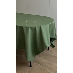 Скатертина  Ecotton Duck водовідштовхувальна 170х220 см Green (25344) - мініатюра 2