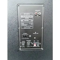 Акумуляторна акустична система XPRO CH-6210 колонка валіза 60Вт USB SD FM радіо Bluetooth 1 радіомікрофон ДУ - мініатюра 2