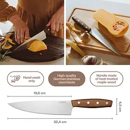 Ніж кухарський Fiskars Folken великий 20 см (1075696) - мініатюра 2