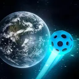 Антигравітаційний м'яч Like Sun Gravity Ball 7 см силіконовий м'яч-стрибунець антистрес для дітей і дорослих синій (SKU-191.2) - мініатюра 3