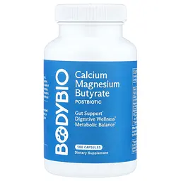 Кальций Calcium Magnesium Butyrate 100 капсул BodyBio vit0005801