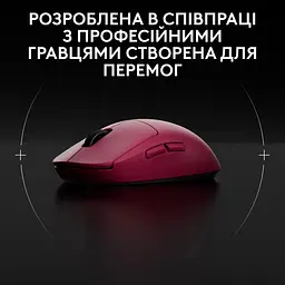 Миша комп'ютерна Logitech Pro 2 Lightspeed Pink (910-007311) - мініатюра 6