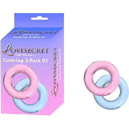 Набір ерекційних кілець Lovesecret Pack 01 2 шт (мульті)