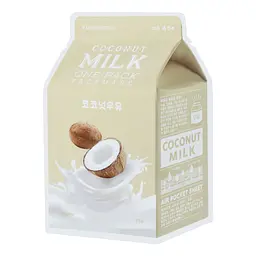 Тканинна маска A'pieu Coconut Milk One-Pack з екстрактом кокоса, 21 мл - мініатюра 2