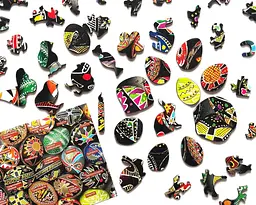 Пазл Спадщина дерев`яний UkrainianPuzzles Мистецтво писанкарства Віри Манько - мініатюра 6