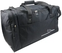 Сумка дорожня середня Wallaby з нейлону 62 л 60×34×27 см Чорна - мініатюра 2