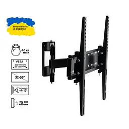 Кронштейн Sector TV04T-R3 40х40 см Чорний (111762209) - мініатюра 2