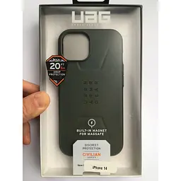 Оригінальний протиударний чохол UAG Civilian MagSafe для iPhone 13 / iPhone 14 Olive Drab  (114036117272) - мініатюра 2