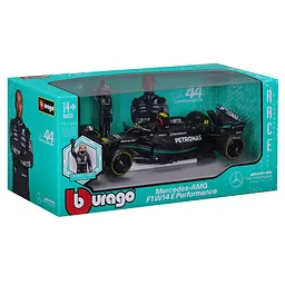 Автомодель з фігуркою Bburago Mercedes-AMG F1 W14 E Performance 1:24 в асортименті (18-28037) - мініатюра 7