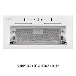 Витяжка повновбудована PERFELLI NUOVA 6JWR BIANCO - мініатюра 11