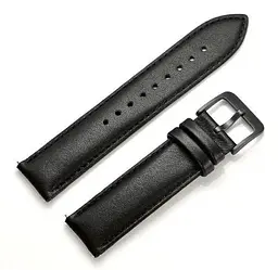 Шкіряний ремінець Primo для годинника Samsung Galaxy Watch 46 мм SM-R800 Black - мініатюра 2