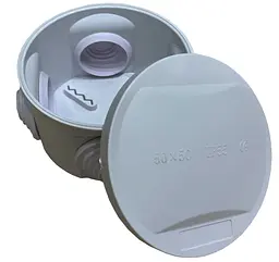 Коробка розподільна монтажна Lumano АБС пластик IP65 50х50