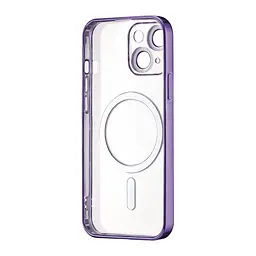 Чохол Ductil Metallic Edge with MagSafe (Protected Camera & Lens) iPhone 14 Deep Purple - мініатюра 3