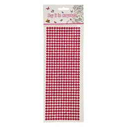 Наклейки декоративні Bambi XY-004(Ruby) на планшеті 504 шт