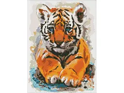 Алмазна мозаїка Ideyka Маленьке тигреня (30х40 см)