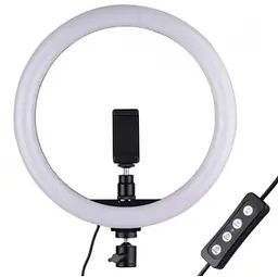 Кільцева LED лампа Light Ring 30 см штатив 102 см для студійного освітлення - мініатюра 2