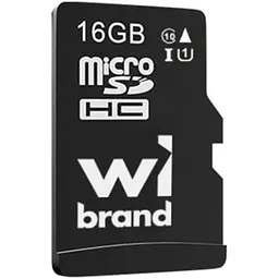 Карта пам'яті Wibrand microSDHC 16GB Class 10 UHS-I (WICDHU1/16GB) [166586]