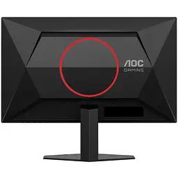 Монітор TFT 23.8" AOC 24G4HRE, Fast IPS, 200Гц, 2хHDMI, DP, колонки, чорно-червоний (24G4HRE) - мініатюра 4