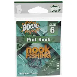Гачок для мирної риби BOOM Pint Hook №6 (8 шт/уп) (BN)