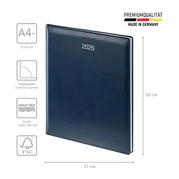Щотижневик Brunnen 2026 Бюро Soft синiй (73-761 36 306) - мініатюра 4