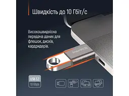 Адаптер ColorWay USB-C to USB-A 3.2 (CW-AD-AC3) - мініатюра 5