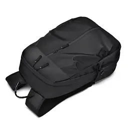 Місткий текстильний чорний рюкзак Confident ANT02-8395A - мініатюра 7
