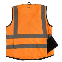 Жилет помаранчевий PREMIUM MILWAUKEE, сигнального забарвлення (L / XL) - мініатюра 2