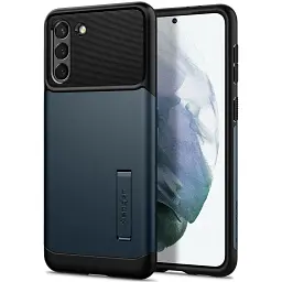 Чохол-накладка Spigen Slim Armor для Samsung Galaxy S21 SM-G991 Metal Slate (ACS02444) - мініатюра 3