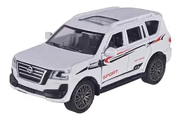 Іграшкова машинка позашляховик Nissan Patrol 1:32 Автопром AP74181, 3 кольори, коробка р.15x8x7см - мініатюра 2