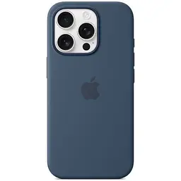 Силіконовий чохол CasePro Silicone Case with MagSafe Denim для iPhone 16 Pro - мініатюра 3