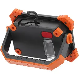 Прожектор переносний Sthor COB LED Li-Ion акумул 3.7V 4.4 АГ 10Вт 1000 lm чорно-помаранчевий (82870) - мініатюра 3