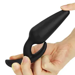 Анальна пробка Lure ME Classic Anal Plug L, 12,5 см (чорний) - мініатюра 7