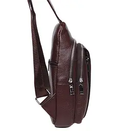 Чоловічий шкіряний рюкзак Keizer K12096-brown - мініатюра 4