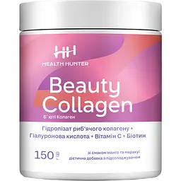 Дієтична добавка Health Hunter Б’юті Колаген зі смаком манго та маракуї 150 г