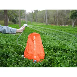 Душ портативний Flextail Tiny Shower Bag (TSB-650) 20л - з електро насосом - помаранчевий - мініатюра 5