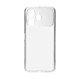 Прозрачный чехол для TECNO Spark 40 4G с защитой камеры, тонкий, силиконовый, бесцветный, ударопрочный, противоударный бампер с закрытой камерой, ArmorStandart (ARM87222)