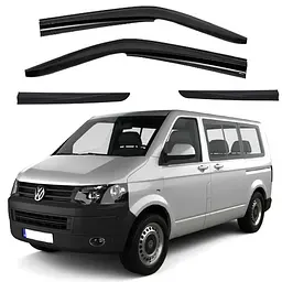 Дефлектори вікон ветровики Volkswagen T-5 / T6 4D 2003-2018 скотч SunPlex 4 шт (SP-S-18)