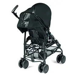 Прогулянкова коляска Peg-Perego Pliko Mini Tartan, темно-зелений (IPKR280000TT64RO01) - мініатюра 4