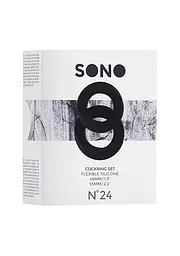 Набір ерекційних кілець Sono No.24, 2 шт (чорний) - мініатюра 3