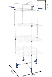 Сушарка для білизни підлогова Casa Si Athletic 4 White (CS92186E04) - мініатюра 3