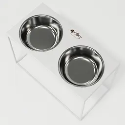 Hollky Base XXL40 — миски на підставці для дуже великих собак (2 × 2,8 л) - мініатюра 7