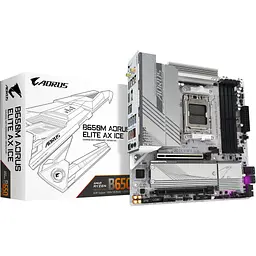 Материнська плата GIGABYTE B650M AORUS ELITE AX ICE (B650M A ELITE AX ICE) - мініатюра 6