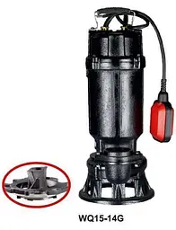 Насос фекальний з ріжучим механізмом Volks WQ15-14G 1.5кВт - мініатюра 2