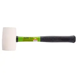Киянка гумова Alloid 340г біла з ручкою з фібергласу (RM-15340F) - мініатюра 3