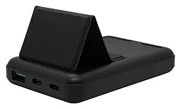 Портативна магнітна бездротова батарея 5000 mAh з підставкою XON PowerBank Magsafe Stand (YC5G2) 15W Black (5060948063142) - мініатюра 6