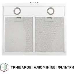 Витяжка пласка Perfelli PL 6002 W LED - мініатюра 5