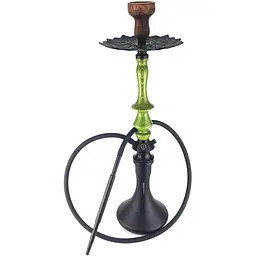 Кальян KARMA HOOKAH 3.2 Green (Craft Black Matt) - мініатюра 2