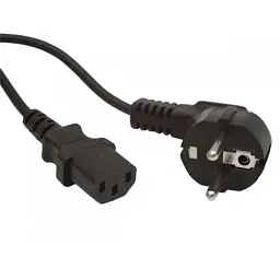 Кабель питания от сети PC-186, Black, 10 м, Cablexpert, CEE 7/7 – IEC C 13, 3 x 1 мм² (PC-186-VDE-10 M)