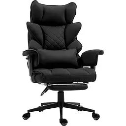 Офісне крісло GT Racer B-2511 Fabric Black [125572] - мініатюра 2
