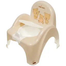 Горщик Tega Baby Teddy Bear стілець , з музикою, антиковзкий beige (PO-043-119)